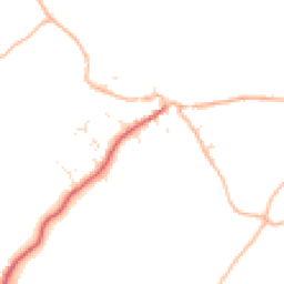 Daytime road noise heatmap for TR12 6NP
