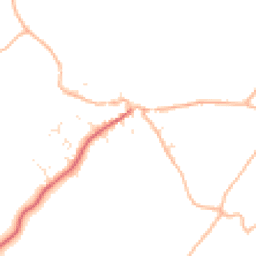 Daytime road noise heatmap for TR12 6NR