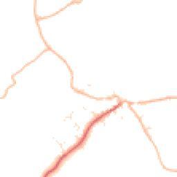 Daytime road noise heatmap for TR12 6QF