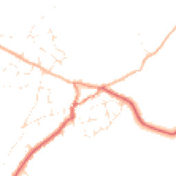 Daytime road noise heatmap for TR12 7AJ