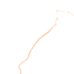 Night-time road noise heatmap for TR12 7AW