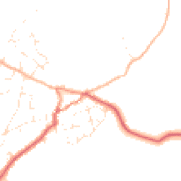 Daytime road noise heatmap for TR12 7BX