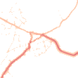 Daytime road noise heatmap for TR12 7BY