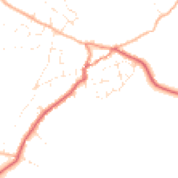 Daytime road noise heatmap for TR12 7DB