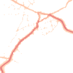 Daytime road noise heatmap for TR12 7DF