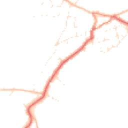 Daytime road noise heatmap for TR12 7DH
