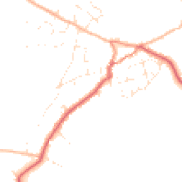 Daytime road noise heatmap for TR12 7DQ