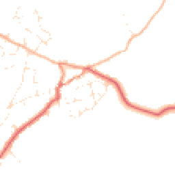 Daytime road noise heatmap for TR12 7DY