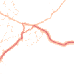 Daytime road noise heatmap for TR12 7DZ