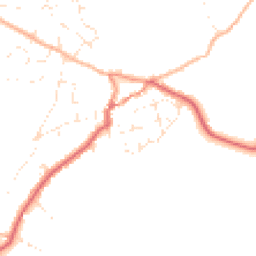Daytime road noise heatmap for TR12 7EA