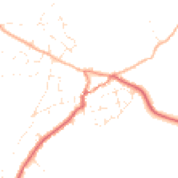Daytime road noise heatmap for TR12 7HH