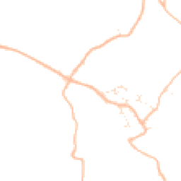 Daytime road noise heatmap for TR12 7JP