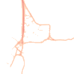 Daytime road noise heatmap for TR12 7RL