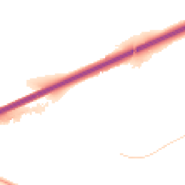 Night-time road noise heatmap for TR14 0AA