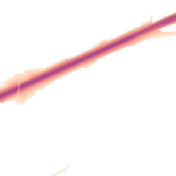 Night-time road noise heatmap for TR14 0AF