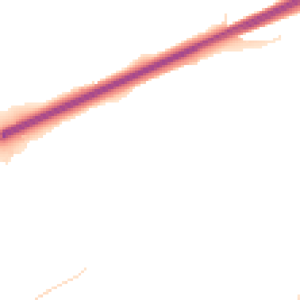 Night-time road noise heatmap for TR14 0AP