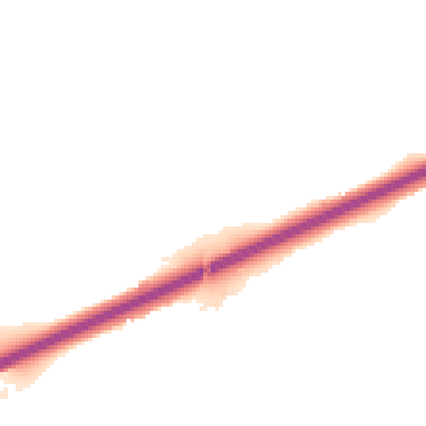 Night-time road noise heatmap for TR14 0BB