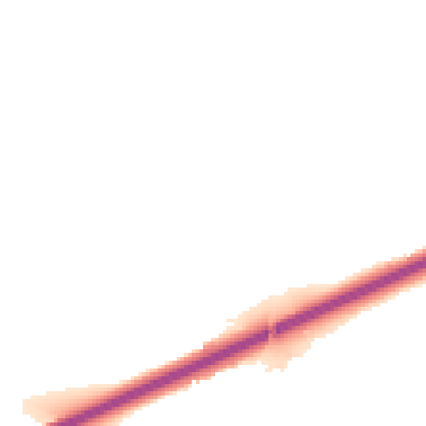Night-time road noise heatmap for TR14 0BE
