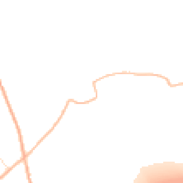 Daytime road noise heatmap for TR14 0BH
