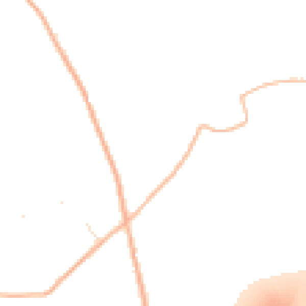Daytime road noise heatmap for TR14 0BL