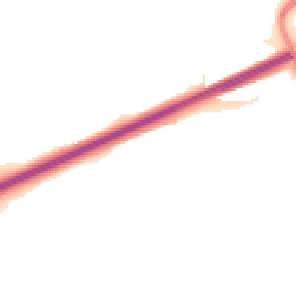 Night-time road noise heatmap for TR14 0FG