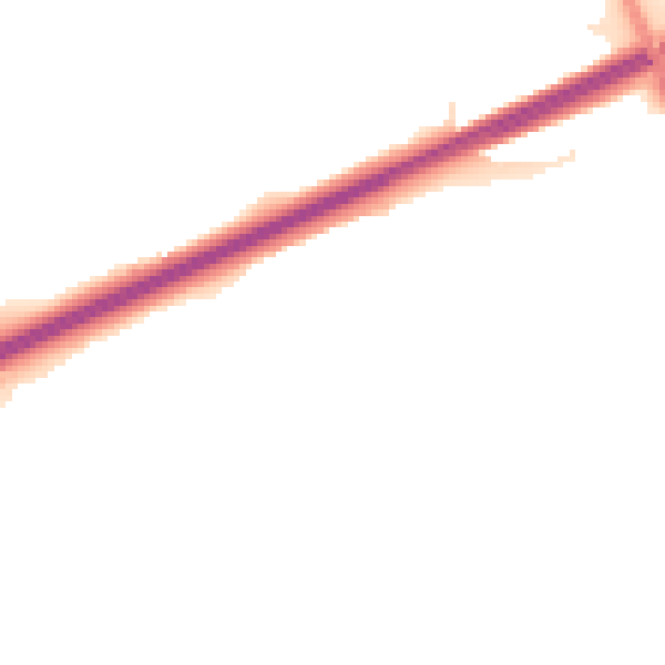 Night-time road noise heatmap for TR14 0FL
