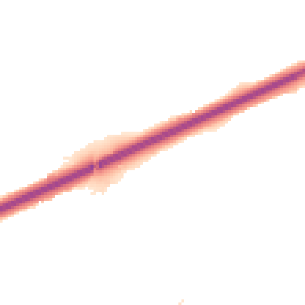 Night-time road noise heatmap for TR14 0GF
