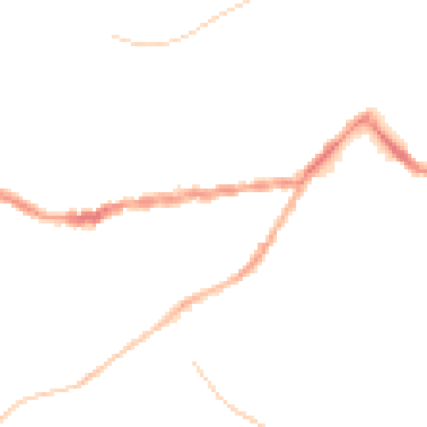 Night-time road noise heatmap for TR14 0HR
