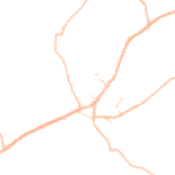 Daytime road noise heatmap for TR14 0QS