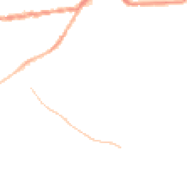 Night-time road noise heatmap for TR14 7AP