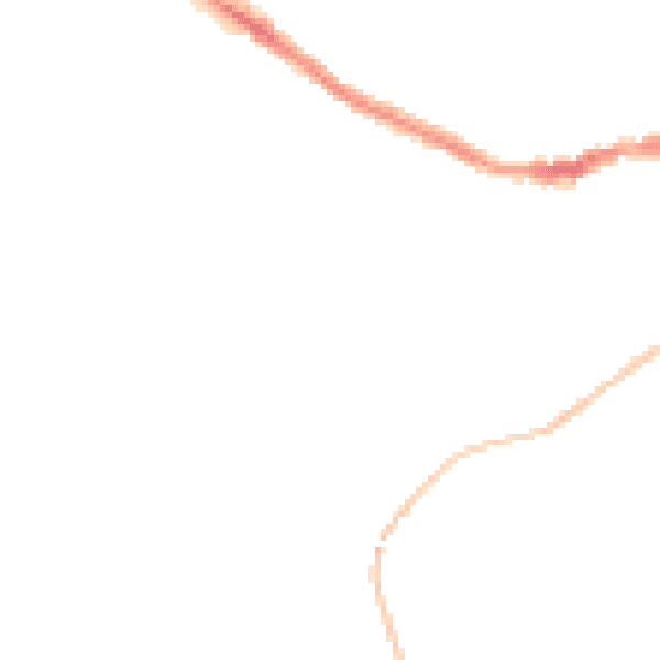 Night-time road noise heatmap for TR14 7QZ