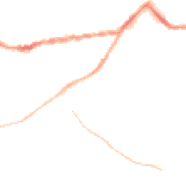 Night-time road noise heatmap for TR14 8BZ