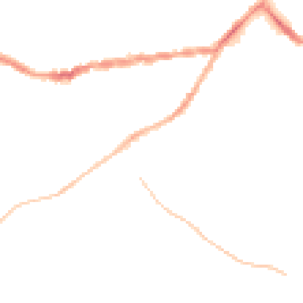 Night-time road noise heatmap for TR14 8GA