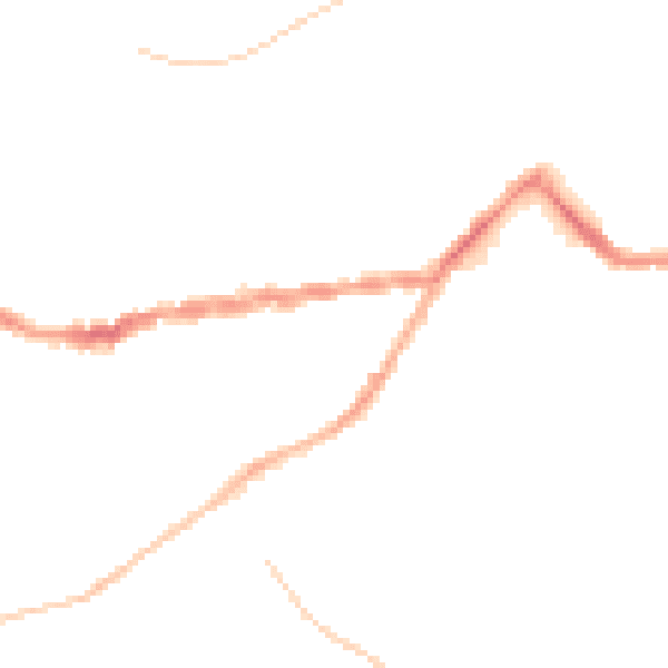 Night-time road noise heatmap for TR14 8HH