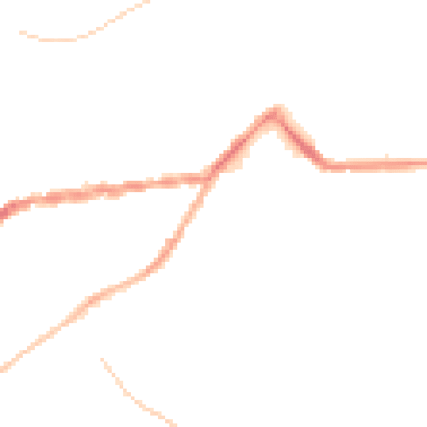 Night-time road noise heatmap for TR14 8HT