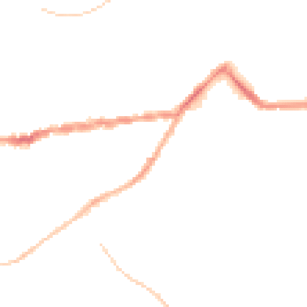 Night-time road noise heatmap for TR14 8HW