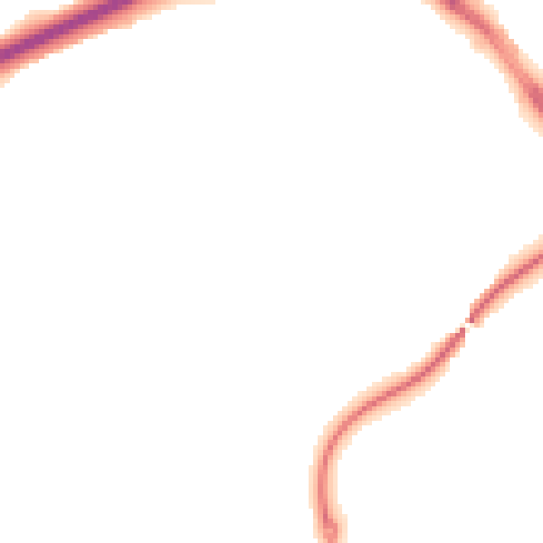 Night-time road noise heatmap for TR14 8PA