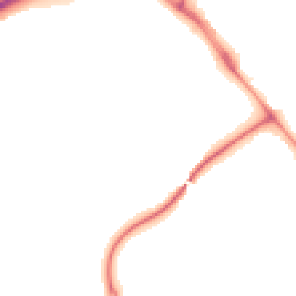 Night-time road noise heatmap for TR14 8QZ