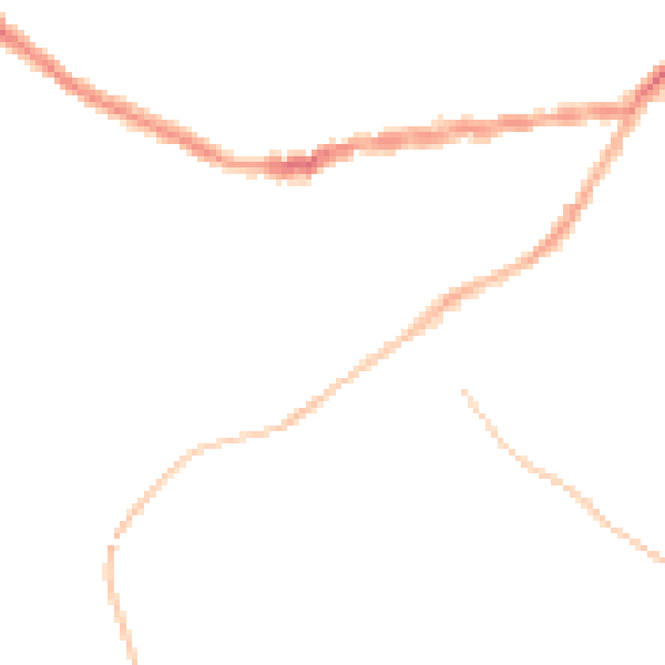 Night-time road noise heatmap for TR14 8UH