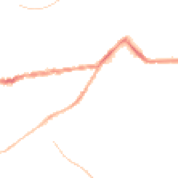 Night-time road noise heatmap for TR14 8UR