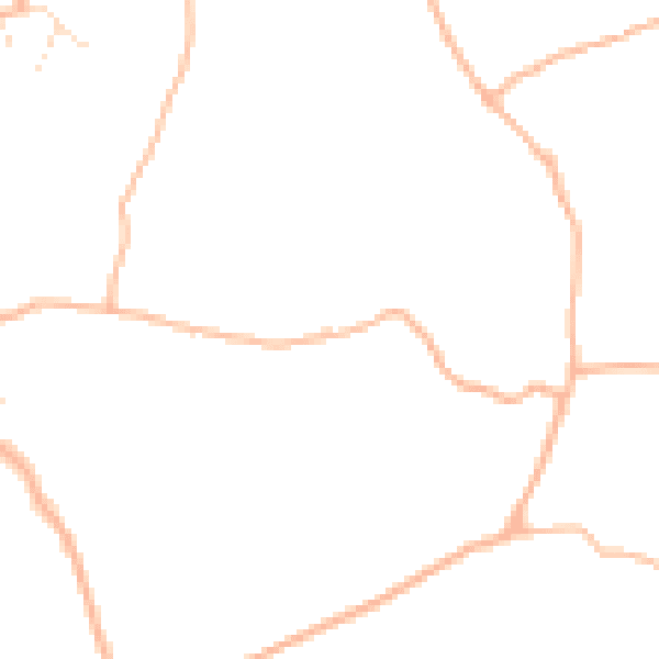 Daytime road noise heatmap for TR14 9AN