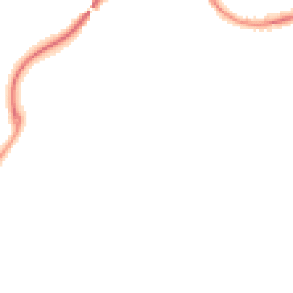 Night-time road noise heatmap for TR14 9BH