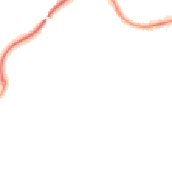 Night-time road noise heatmap for TR14 9BL