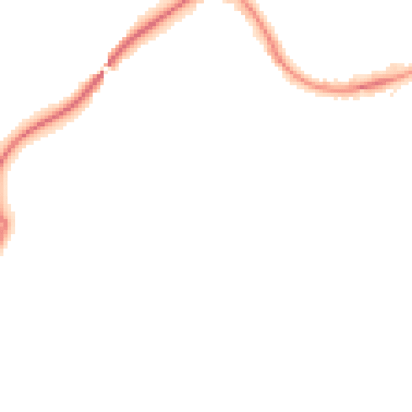 Night-time road noise heatmap for TR14 9BN