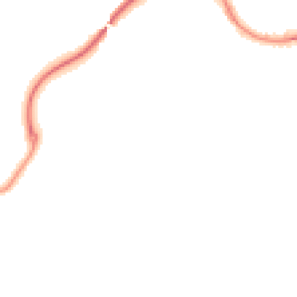 Night-time road noise heatmap for TR14 9BW