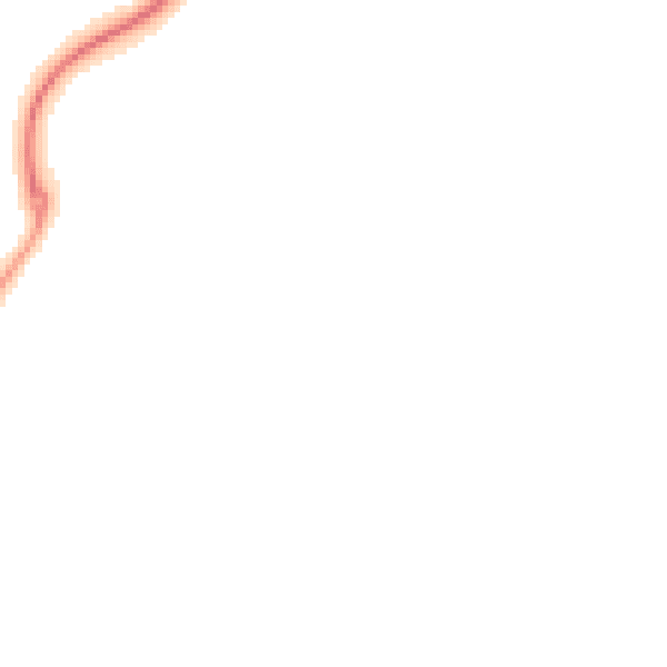Night-time road noise heatmap for TR14 9DG