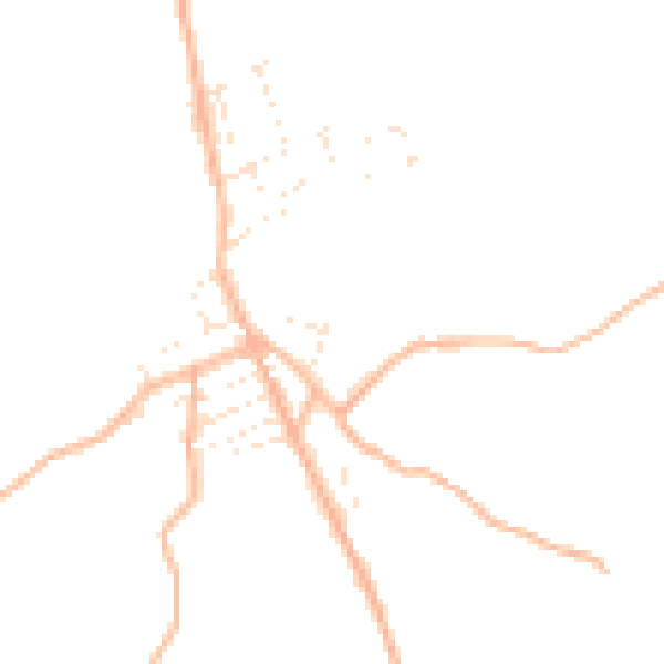 Daytime road noise heatmap for TR14 9HA