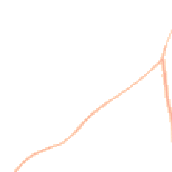 Night-time road noise heatmap for TR14 9JD