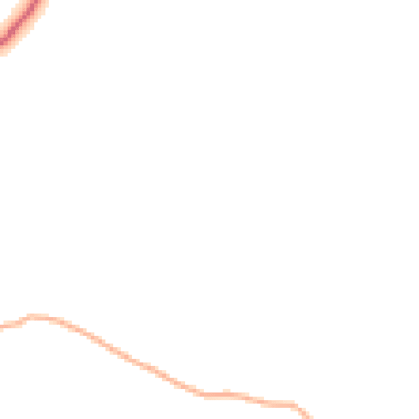 Daytime road noise heatmap for TR14 9NS