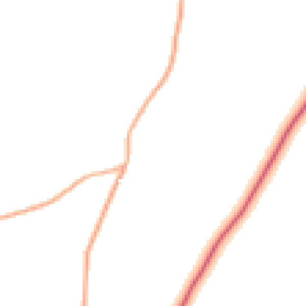 Daytime road noise heatmap for TR14 9PD